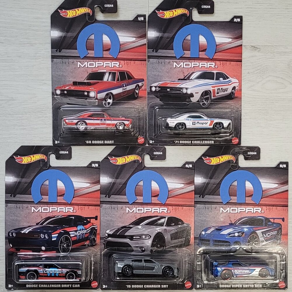 Hot Wheels Mopar series 2022 - complete set 1:64